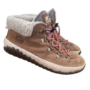 Sorel Women's Size 4 Brown Out N About Conquest Waterproof Fur Boots Shoes